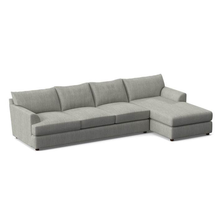 Klaussner Furniture Findley 2 Piece Upholstered Sectional & Reviews